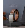 imageBOSTANTEN Mens Belt Leather Ratchet Belt For Men Dress and Casual with Adjustable Buckle Trim to Fit020  Dark Brown