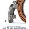 imageBOSTANTEN Mens Belt Leather Ratchet Belt For Men Dress and Casual with Adjustable Buckle Trim to Fit021  Light Brown