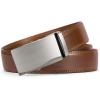 imageBOSTANTEN Mens Belt Leather Ratchet Belt For Men Dress and Casual with Adjustable Buckle Trim to Fit022  Dark Brown