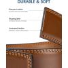 imageBOSTANTEN Mens Belt Leather Ratchet Belt For Men Dress and Casual with Adjustable Buckle Trim to Fit022  Dark Brown