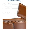 imageBOSTANTEN Mens Belt Leather Ratchet Belt For Men Dress and Casual with Adjustable Buckle Trim to Fit023  Bostantendark Brown
