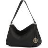 imageBOSTANTEN Purses for Women Vegan Leather Shoulder Bag Designer Ladies Hobo Handbags PocketbooksA01black