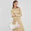 imageBOSTANTEN Purses for Women Vegan Leather Shoulder Bag Designer Ladies Hobo Handbags PocketbooksA01ivory White