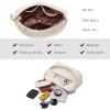 imageBOSTANTEN Purses for Women Vegan Leather Shoulder Bag Designer Ladies Hobo Handbags PocketbooksA01ivory White