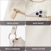 imageBOSTANTEN Purses for Women Vegan Leather Shoulder Bag Designer Ladies Hobo Handbags PocketbooksA01ivory White