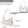 imageBOSTANTEN Purses for Women Vegan Leather Shoulder Bag Designer Ladies Hobo Handbags PocketbooksA01ivory White