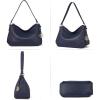 imageBOSTANTEN Purses for Women Vegan Leather Shoulder Bag Designer Ladies Hobo Handbags PocketbooksA01navy Blue