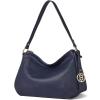 imageBOSTANTEN Purses for Women Vegan Leather Shoulder Bag Designer Ladies Hobo Handbags PocketbooksA01navy Blue