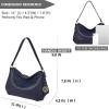 imageBOSTANTEN Purses for Women Vegan Leather Shoulder Bag Designer Ladies Hobo Handbags PocketbooksA01navy Blue
