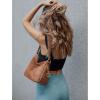 imageBOSTANTEN Purses for Women Vegan Leather Shoulder Bag Designer Ladies Hobo Handbags PocketbooksB02retro Brown