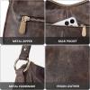 imageBOSTANTEN Purses for Women Vegan Leather Shoulder Bag Designer Ladies Hobo Handbags PocketbooksB02retro Coffee