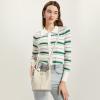 imageBOSTANTEN Small Crossbody Bags for Women Vegan Leather Mini Bucket Handbag Removable Shoulder StrapBeige