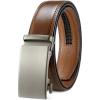 imageBOSTANTEN Mens Belt Leather Ratchet Belt For Men Dress and Casual with Adjustable Buckle Trim to Fit013  Vintage Brown