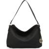 imageBOSTANTEN Purses for Women Vegan Leather Shoulder Bag Designer Ladies Hobo Handbags PocketbooksA01black