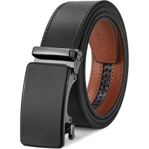 imageBOSTANTEN Mens Belt Leather Ratchet Belt For Men Dress and Casual with Adjustable Buckle Trim to Fit018  Black  Brown