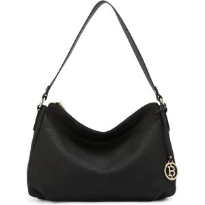 imageBOSTANTEN Purses for Women Vegan Leather Shoulder Bag Designer Ladies Hobo Handbags PocketbooksA01black