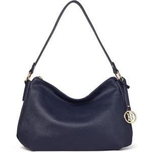 imageBOSTANTEN Purses for Women Vegan Leather Shoulder Bag Designer Ladies Hobo Handbags PocketbooksA01navy Blue