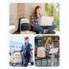 imageBOSTANTEN 156 Inch Laptop Backpack for Women College Teacher Computer Bag Travel Backpack Purse with USB Charging PortBlack