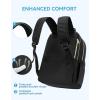 imageBOSTANTEN 156 Inch Laptop Backpack for Women College Teacher Computer Bag Travel Backpack Purse with USB Charging PortBlack