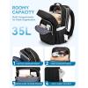 imageBOSTANTEN 156 Inch Laptop Backpack for Women College Teacher Computer Bag Travel Backpack Purse with USB Charging PortBlack