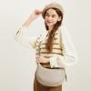 imageBOSTANTEN Crescent Shoulder Bag for Women Trendy Crossbody Hobo Purse Vegan Leather Clutch Handbag Adjustable StrapCamel Brown