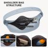 imageBOSTANTEN Crescent Shoulder Bag for Women Trendy Crossbody Hobo Purse Vegan Leather Clutch Handbag Adjustable StrapLight Blue
