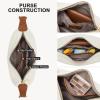 imageBOSTANTEN Purses for Women Small Crossbody Bags Crescent Shoulder Bag Hobo Handbag with Adjustable StrapBeige