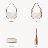 imageBOSTANTEN Purses for Women Small Crossbody Bags Crescent Shoulder Bag Hobo Handbag with Adjustable StrapBeige