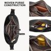 imageBOSTANTEN Purses for Women Small Crossbody Bags Crescent Shoulder Bag Hobo Handbag with Adjustable StrapBlack
