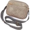imageBOSTANTEN Quilted Crossbody Bags for Women Vegan Leather Purses Small Shoulder Handbags with Wide StrapGrey