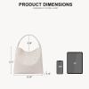 imageBOSTANTEN Shoulder Bag for Women Trendy Summer Hobo Handbag Purse Tophandlde Tote BagAbeige