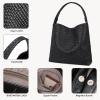 imageBOSTANTEN Shoulder Bag for Women Trendy Summer Hobo Handbag Purse Tophandlde Tote BagAblack