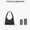 imageBOSTANTEN Shoulder Bag for Women Trendy Summer Hobo Handbag Purse Tophandlde Tote BagBlack
