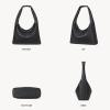 imageBOSTANTEN Shoulder Bag for Women Trendy Summer Hobo Handbag Purse Tophandlde Tote BagBlack