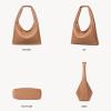 imageBOSTANTEN Shoulder Bag for Women Trendy Summer Hobo Handbag Purse Tophandlde Tote BagBrown