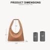 imageBOSTANTEN Shoulder Bag for Women Trendy Summer Hobo Handbag Purse Tophandlde Tote BagBrown