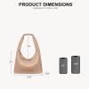 imageBOSTANTEN Shoulder Bag for Women Trendy Summer Hobo Handbag Purse Tophandlde Tote BagKhaki