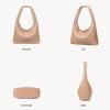 imageBOSTANTEN Shoulder Bag for Women Trendy Summer Hobo Handbag Purse Tophandlde Tote BagKhaki