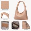 imageBOSTANTEN Shoulder Bag for Women Trendy Summer Hobo Handbag Purse Tophandlde Tote BagKhaki