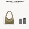 imageBOSTANTEN Shoulder Bag for Women Trendy Summer Hobo Handbag Purse Tophandlde Tote BagOlive Green