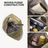 imageBOSTANTEN Shoulder Bag for Women Trendy Summer Hobo Handbag Purse Tophandlde Tote BagOlive Green