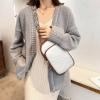 imageBOSTANTEN Sling Bag Quilted Crossbody Bags for Women Cross Body Purse Leather Fanny Pack with Adjustable Guitar StrapAbeige