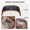 imageBOSTANTEN Sling Bag Quilted Crossbody Bags for Women Cross Body Purse Leather Fanny Pack with Adjustable Guitar StrapAmulticolor
