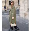 imageBOSTANTEN Small Purses for Women Trendy Cresent Shoulder Bag Hobo HandbagsBeige With Brown