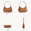 imageBOSTANTEN Small Purses for Women Trendy Cresent Shoulder Bag Hobo HandbagsBrown