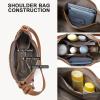 imageBOSTANTEN Small Purses for Women Trendy Cresent Shoulder Bag Hobo HandbagsBrown