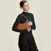 imageBOSTANTEN Small Purses for Women Trendy Cresent Shoulder Bag Hobo HandbagsBrown