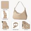 imageBOSTANTEN Small Purses for Women Trendy Cresent Shoulder Bag Hobo HandbagsC01khaki