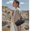imageBOSTANTEN Small Purses for Women Trendy Cresent Shoulder Bag Hobo HandbagsDeep Black