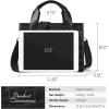 imageBOSTANTEN Small Tote Bag for Women Crossbody Trendy Purses Vegan Leather Satchel Handbags with Shoulder StrapB01black